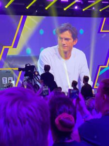 Schauspieler Ashton Kutcher beim OMR-Festival